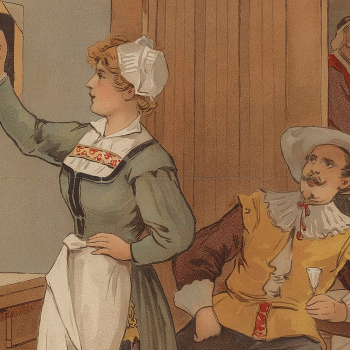 Nederlandsche Gist-en Spiritus Fabriek Vintage Genever Poster, 1895