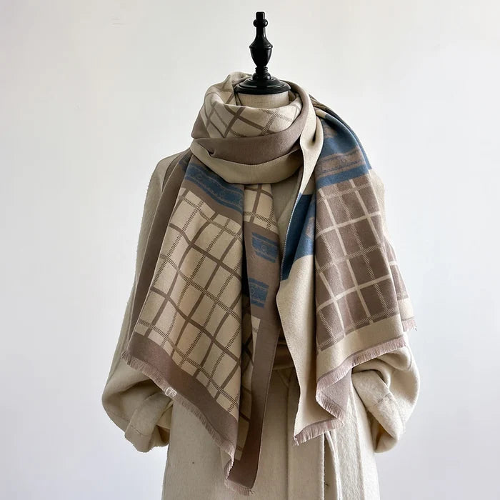 Ninette Pashmina Scarf Blue