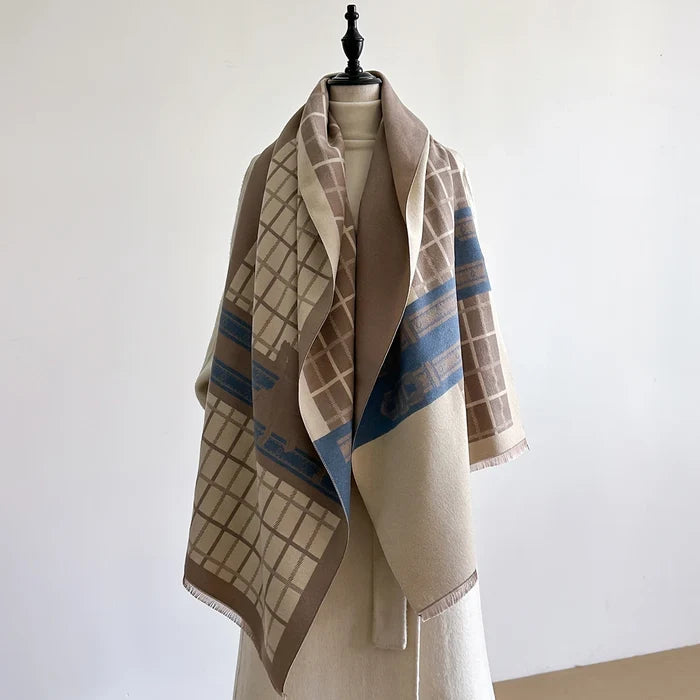 Ninette Pashmina Scarf Blue