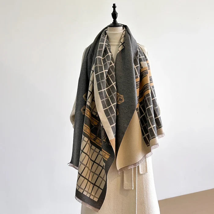 Ninette Pashmina Scarf Gray