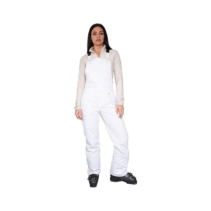 Obermeyer Women's Malta Bib Overalls White  15032-16010 BRAND NEW