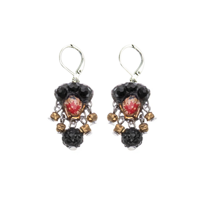 Obsidian Night Earrings