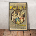 A framed image of Oger-Piron Paume d’Or Vintage Genever Poster, 1924