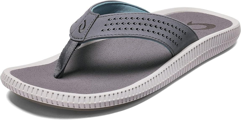 OluKai Men's Ulele 10435-4Q4Q Stone Water Ready Beach Sandals - AllSportsWearUSA