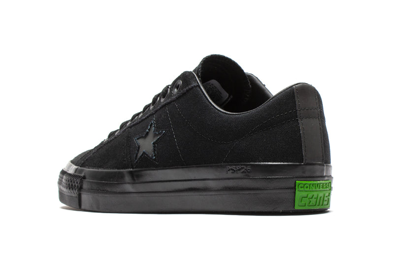 Converse | One Star Pro Ox Style # A07307C Color : Black / Sap Green