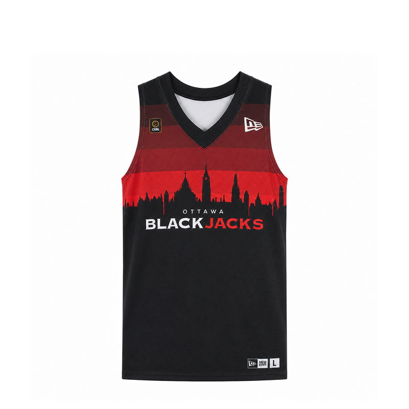 OTTAWA BLACKJACKS REPLICA JERSEY BLACK