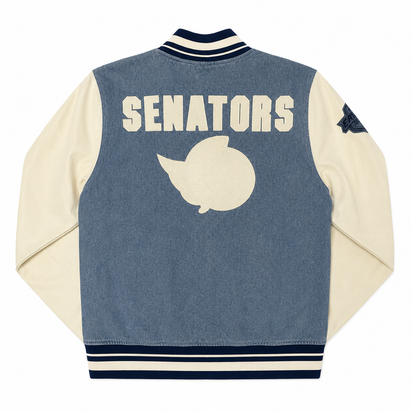 OTTAWA SENATORS VARSITY JACKET DENIM BLUE