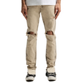 P001 SKINNY COATED SEAM JEANS TAN
