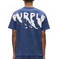 PAINTED WORDMARK TEE BLUE