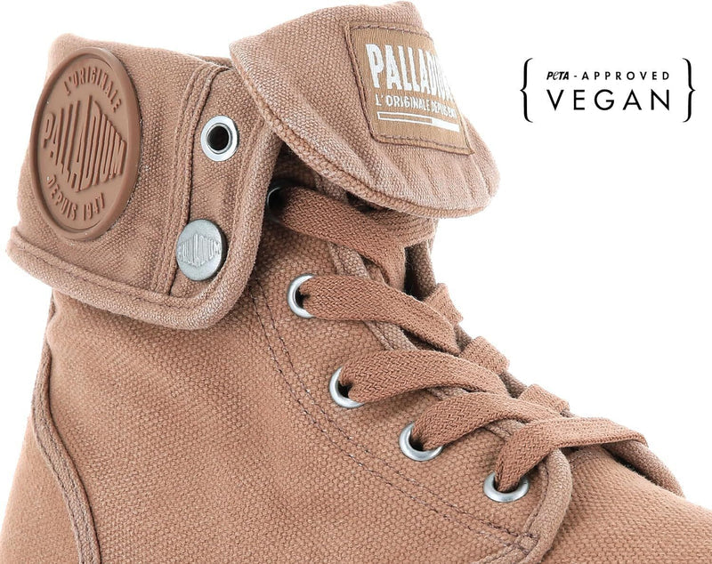 Palladium Mens Pampa Baggy Wax 02353-209 Woodlin Canvas Boots Brand New - AllSportsWearUSA