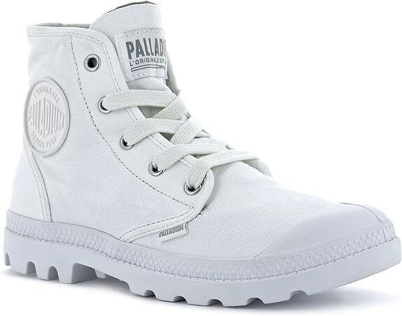 Palladium Women's Pampa 92352-116-M Star White Size 6.5 Hi Boot Brand New - AllSportsWearUSA