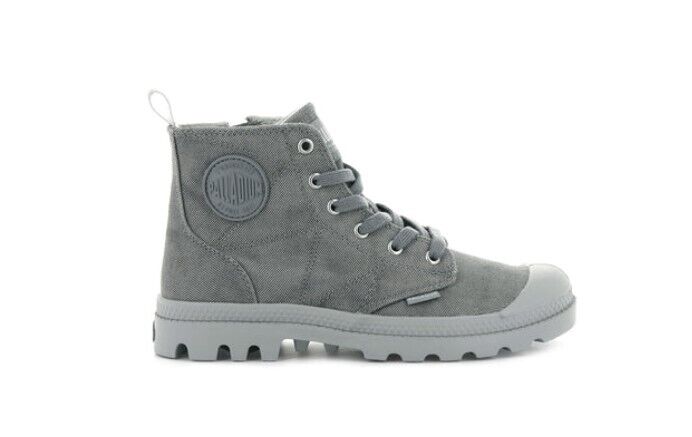 Palladium Women's Pampa Zip Desertwash Dark Grey Boots 96693-038 Brand New - AllSportsWearUSA