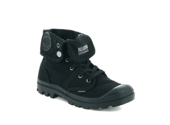 Palladium Womens Pampa Baggy 92478-001-M Black/ Canvas Boots SIZE 7 Brand New - AllSportsWearUSA