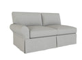 PB Basic Left Arm Loveseat Cover, PB Basic sectional components slipcover - LindaKale