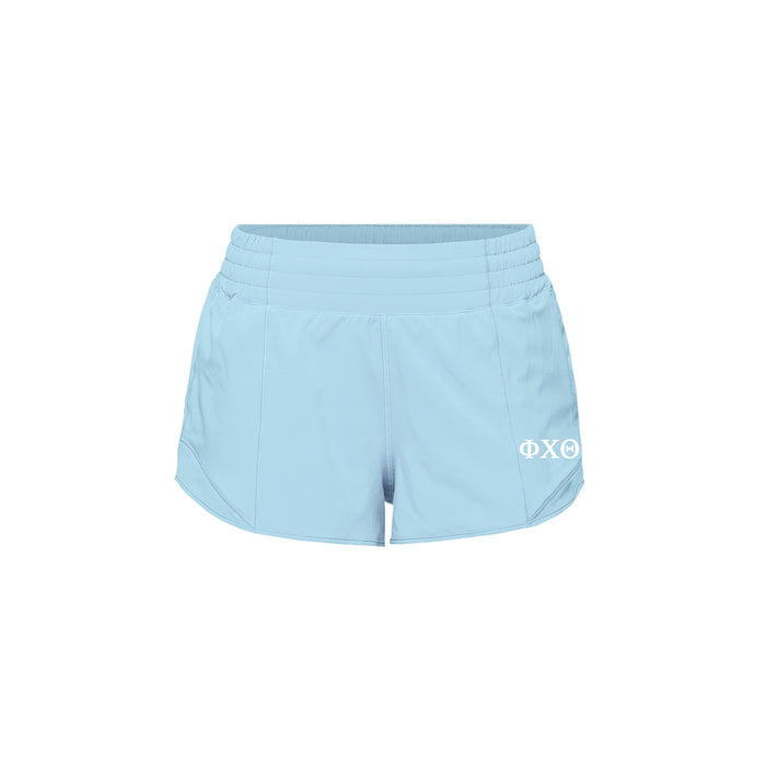 Phi Chi Theta lululemon Hotty Hot High-Rise Lined Short 2.5" - Proud Cloud