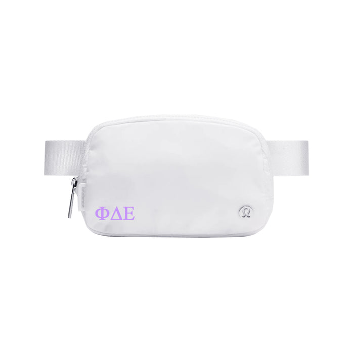 Phi Delta Epsilon lululemon Everywhere Belt Bag - White