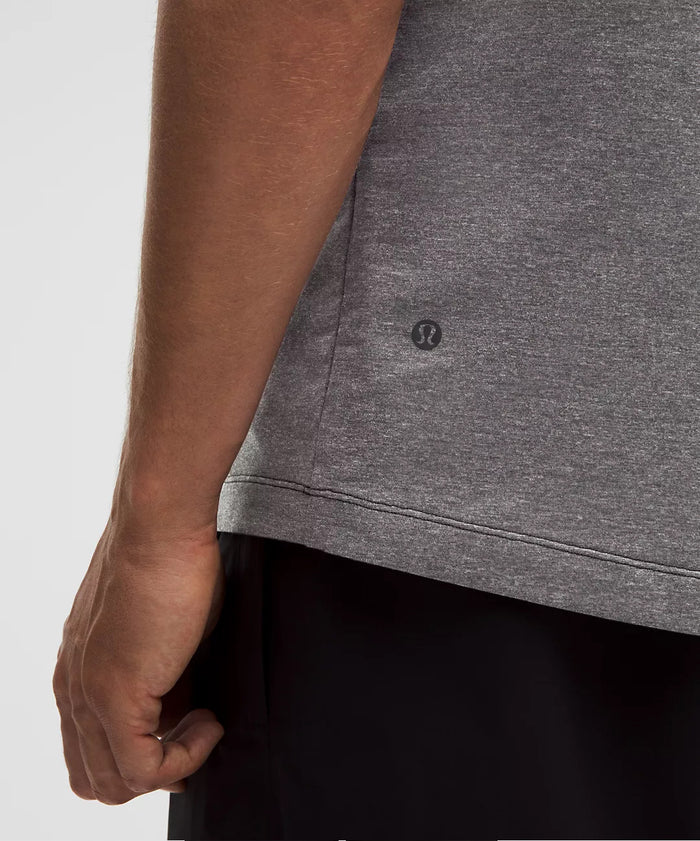 Phi Delta Epsilon lululemon Evolution Short-Sleeve Polo - Heathered Black