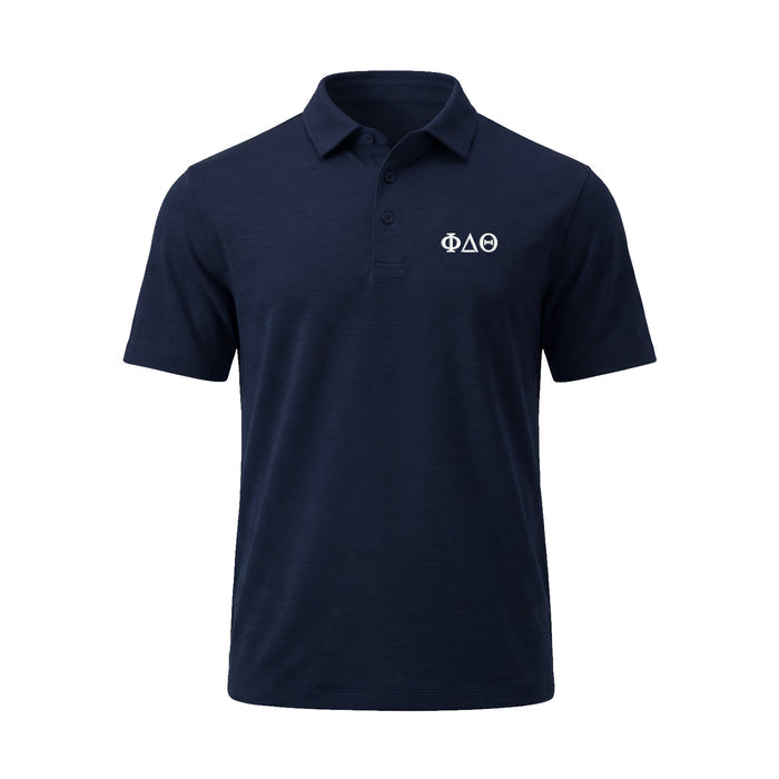 Phi Delta Thera lululemon Evolution Short-Sleeve Polo - Nautical Navy