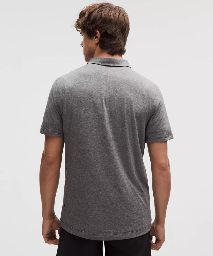 Phi Kappa Sigma lululemon Evolution Short-Sleeve Polo - Heathered Black