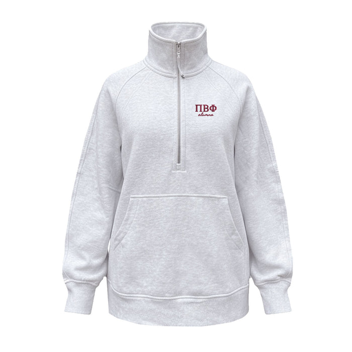Pi Beta Phi ALUMNA lululemon Scuba Oversized Funnel-Neck Half Zip Long
