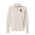 Pi Beta Phi Beach Washed Quarter Zip Sweatshirt - Crest