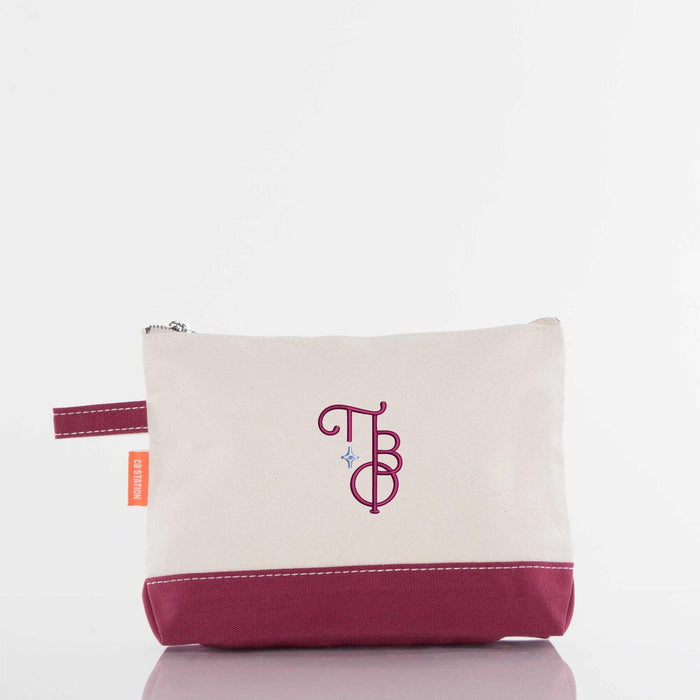 Pi Beta Phi Canvas Cosmetic Bag - Choice of Logo