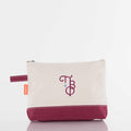 Pi Beta Phi Canvas Cosmetic Bag - Choice of Logo