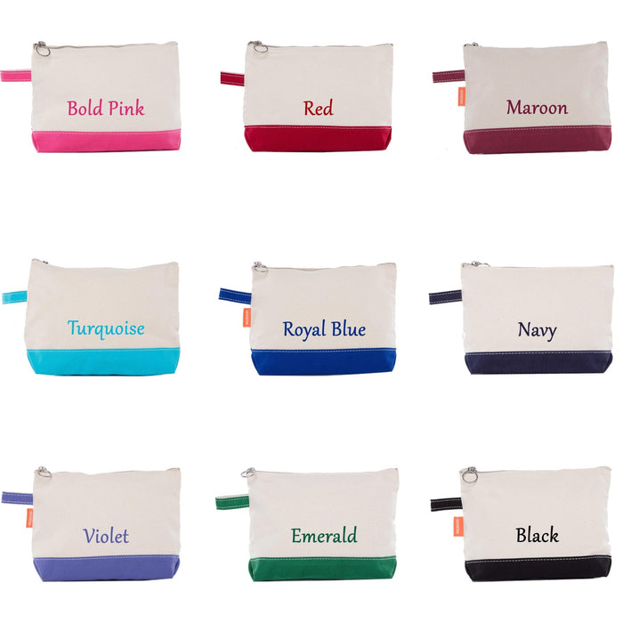 Pi Beta Phi Canvas Cosmetic Bag - Choice of Logo