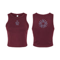 Pi Beta Phi Crop Tank Top - Racer Back - New Logo