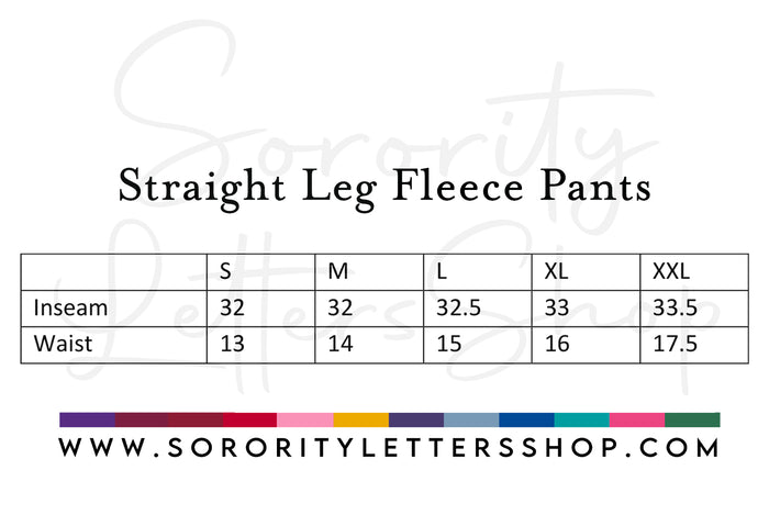 Pi Beta Phi Fave Fit Straight Leg Pants - New Logo