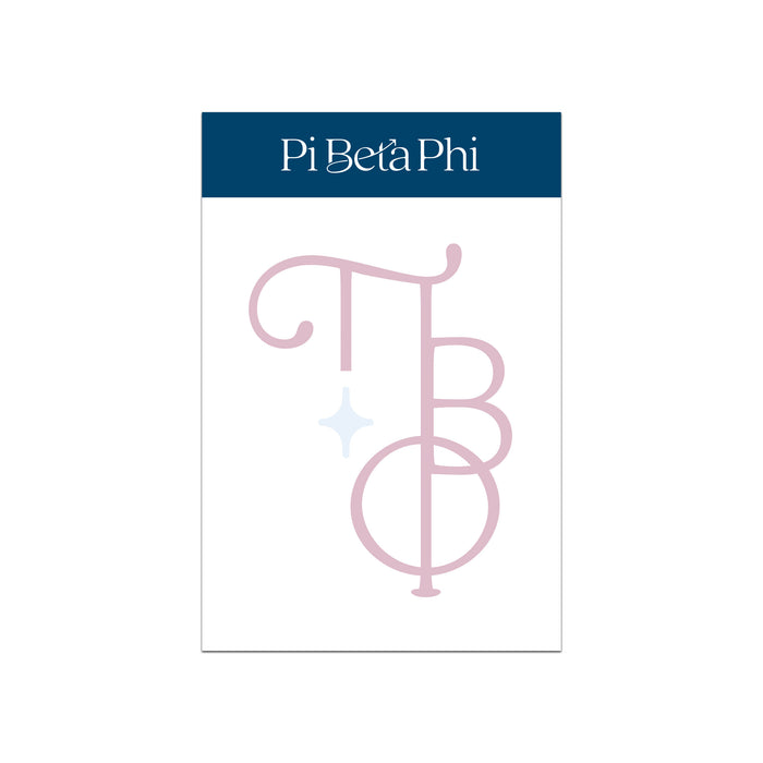 Pi Beta Phi Logo Notepad - Logo