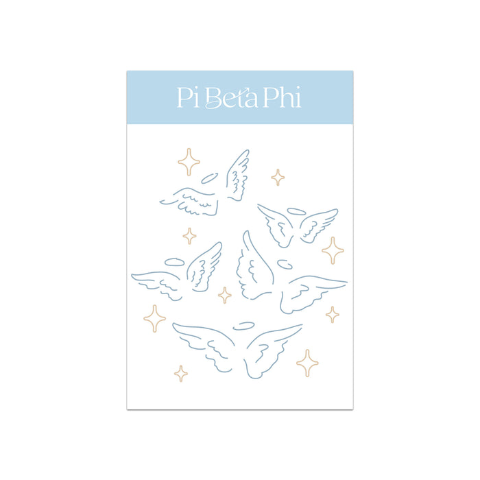 Pi Beta Phi Logo Notepad - Wings