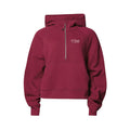 Pi Beta Phi lululemon Scuba Oversized Half-Zip Hoodie - Ruby Wine - New Logo