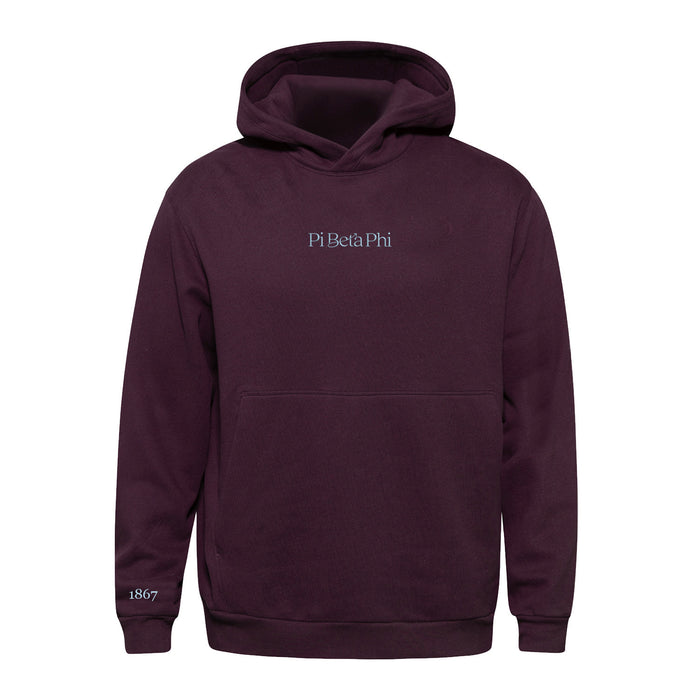 Pi Beta Phi lululemon Steady State Pullover Hoodie - Cassis - New Logo