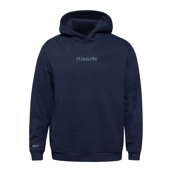 Pi Beta Phi lululemon Steady State Pullover Hoodie - Navy - New Logo