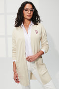 Pi Beta Phi Open Front Cardigan Sweater - New Logo
