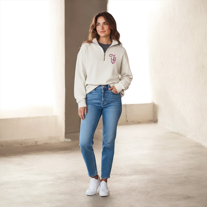 Pi Beta Phi Oversized Qzip with Oversized New Logo