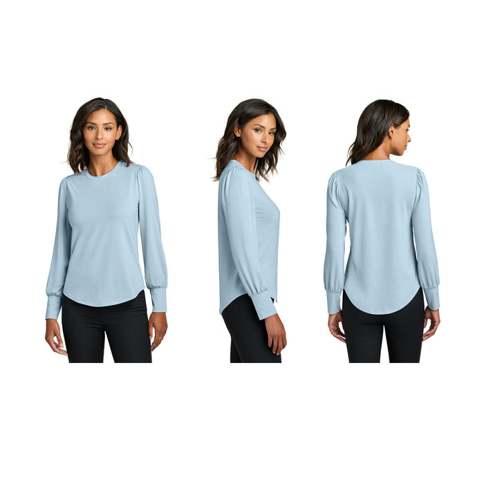 Pi Beta Phi puffed blouse top