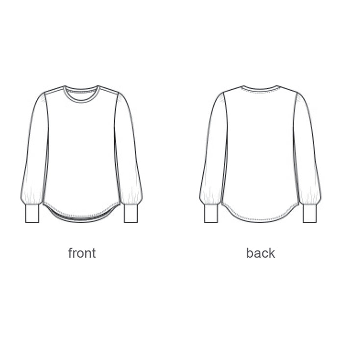 Pi Beta Phi puffed blouse top