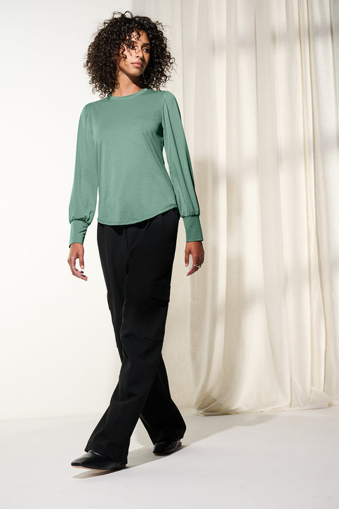 Pi Beta Phi puffed blouse top