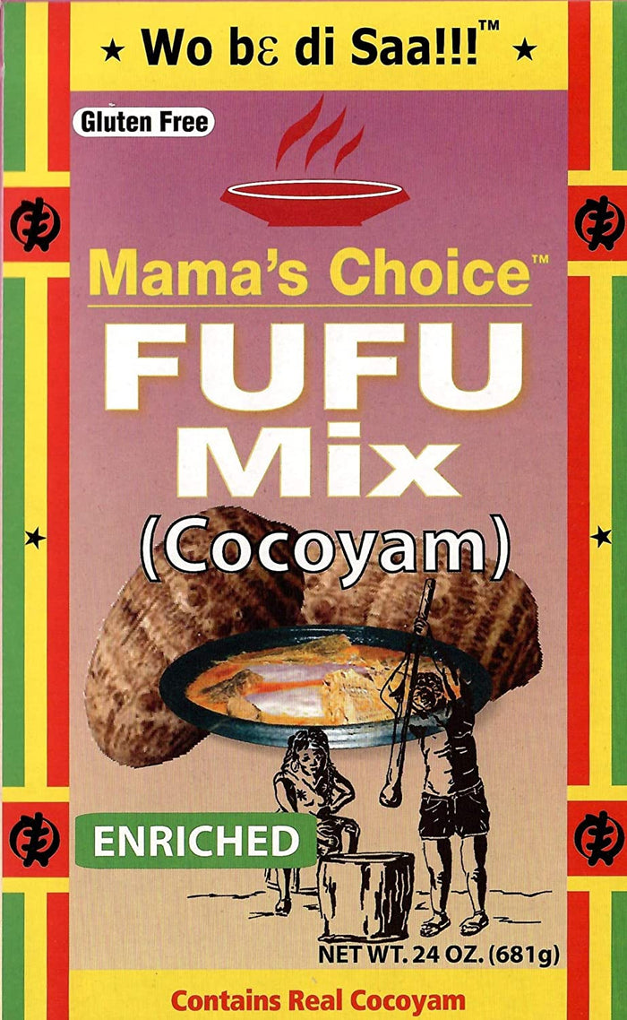 Plantain Fufu Flour (700g) and Cocoyam Fufu Flour (681g) Combination Pack