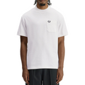 POCKET DETAIL T-SHIRT SNOW WHITE