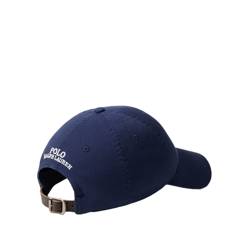POLO BEAR TWILL BALL CAP NAVY