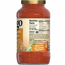 PREGO ROASTED GARLIC PARMESAN ITALIAN SAUCE 24OZ