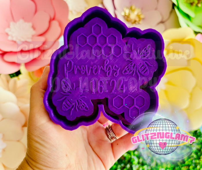 Proverbs 16:24 Honeycomb Silicone Mold