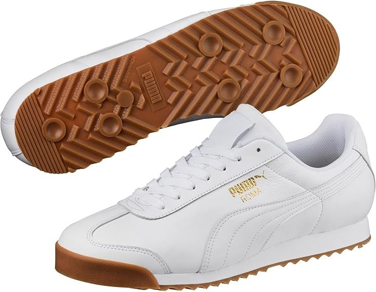 PUMA Men's Roma Sneakers 396868-03  White