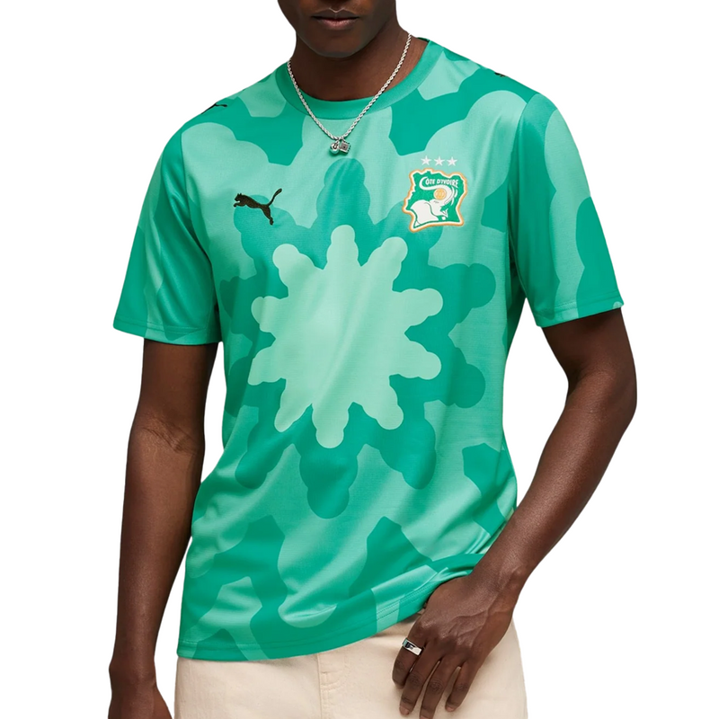 PUMA X COTE D'IVOIRE X SALEHE BEMBURY REPLICA MATCH JERSEY SPARKLING GREEN