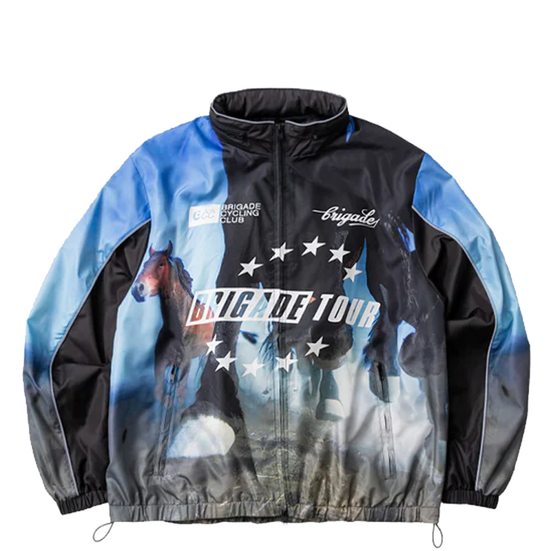 RACE HORSE CYCLING JACKET BLACK