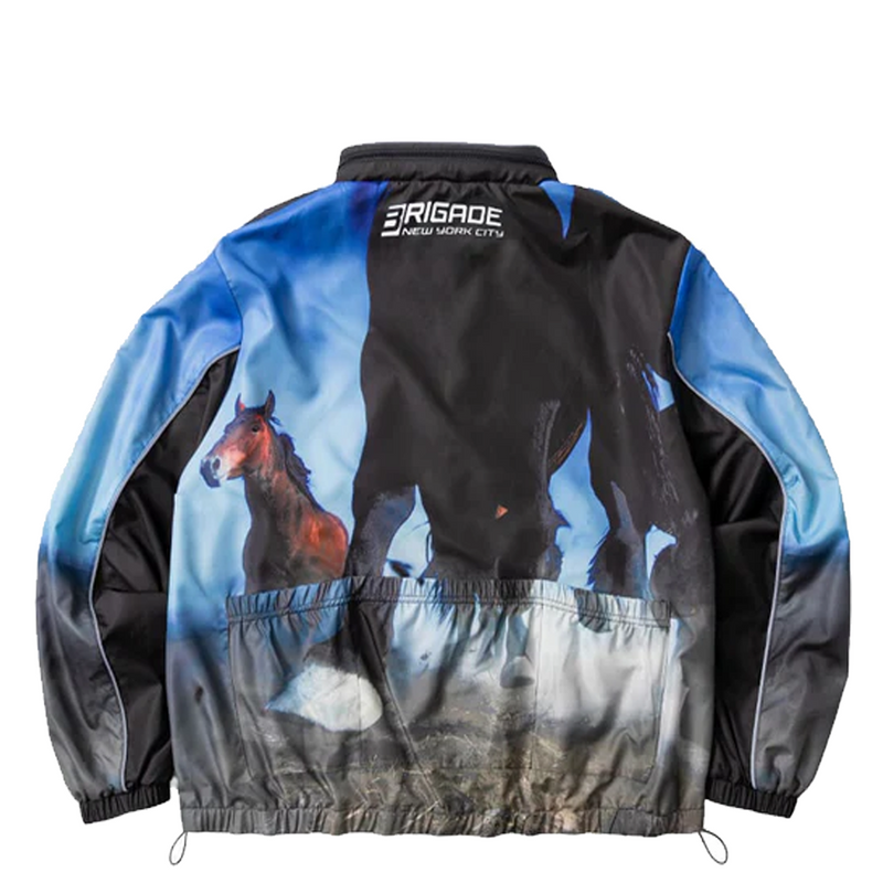 RACE HORSE CYCLING JACKET BLACK