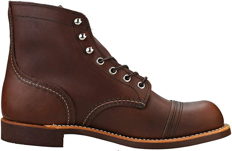 Red Wing Heritage Classic 6" Iron Ranger Boot # 8111 Amber Made in USA 2E & D